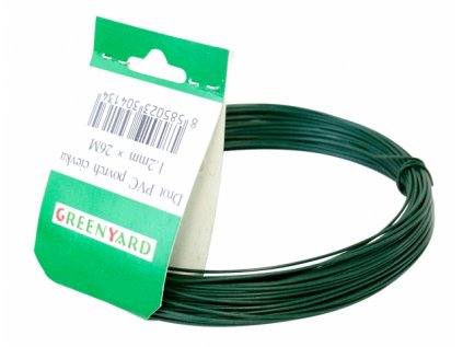 Drát upínací zahradní PVC zelený 1,4x10m