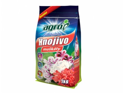 Hnojivo AGRO organo-minerální na muškáty 1kg