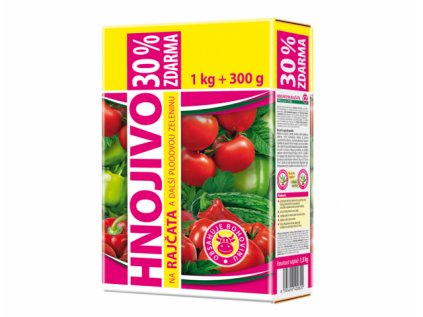 Hnojivo FORESTINA STANDARD rajčata+plodová zelenina 1kg+300g