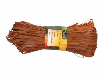 Lýko RAFFIA provaz hnědé 50g