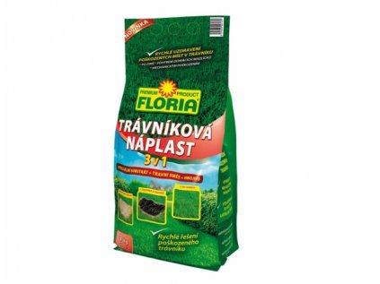 Náplast trávníková 3v1 - substrát+travní směs+hnojivo 1kg