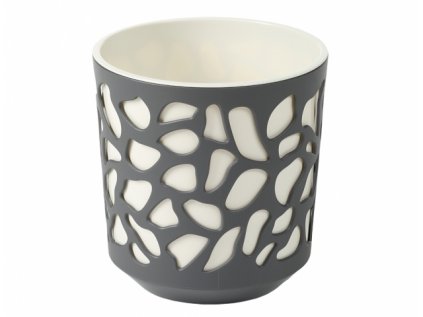 Obal na květník DUET plastový d19x20cm