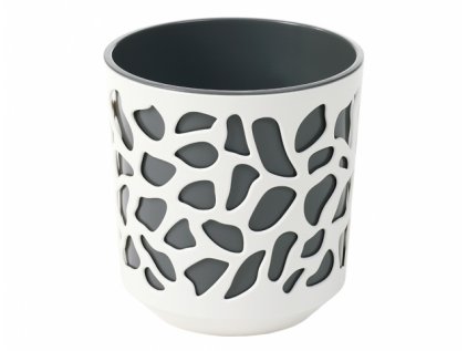 Obal na květník DUET plastový d19x20cm