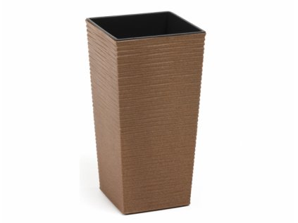 Obal na květník FINEZIA PROUTÍ ECO plastový 40x40x75cm