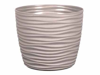 Obal na květník SAHARA PETIT plastový matný d11x9cm