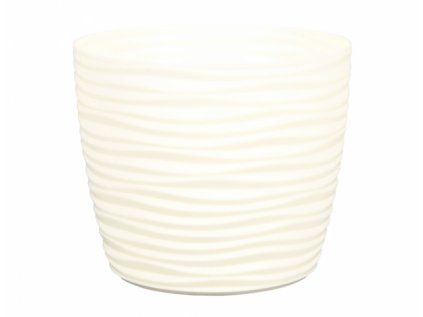 Obal na květník SAHARA PETIT plastový matný d23x21cm