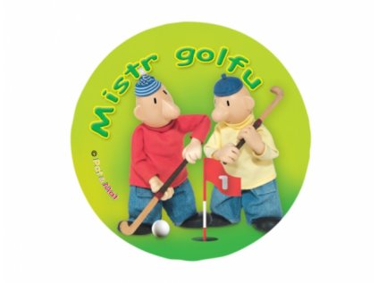 Placka PAM MISTR GOLFU odznak 44mm