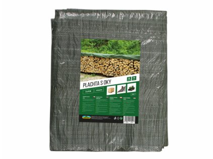 Plachta kašírovaná zelená 3x4m 55g