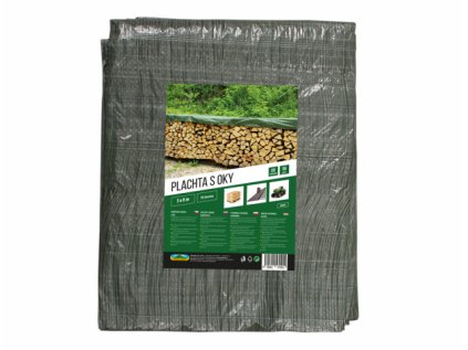 Plachta kašírovaná zelená 5x8m 55g