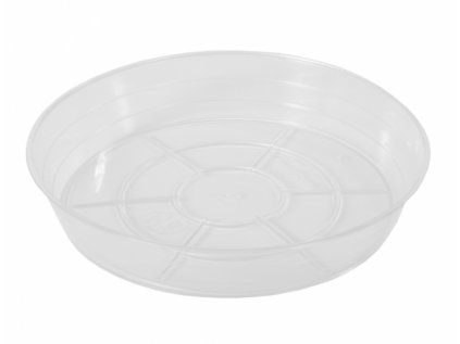 Podmiska pod květník AIR plastová transparentní 16cm