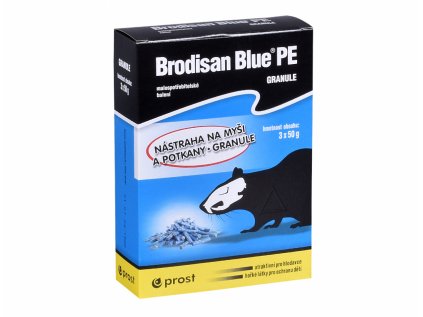 Rodenticid BRODISAN BLUE PE granule 150g