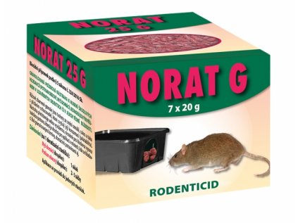 Rodenticid NORAT 25 zrno 7x20g