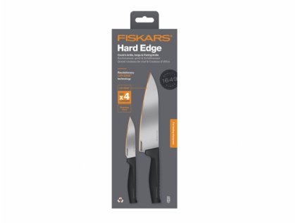 Set nožů FISKARS HARD EDGE kuchařský+okrajovací 2ks 1051778