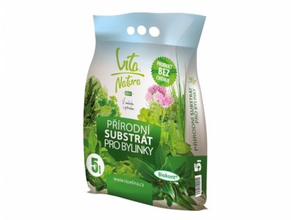 Substrát VITA NATURA pro bylinky přírodní 5l