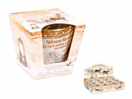 Svíčka ve skle WINTER REINDEERS - MYSTICAL WINTER 115g