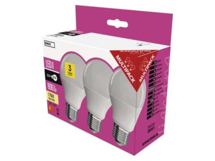 LED žárovka Classic A60 / E27 / 8,5 W (60 W) / 806 lm / teplá bílá