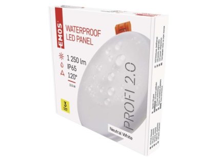LED vestavné svítidlo VIXXO, kruhové, bílé, 13,5W neutr. b., IP65
