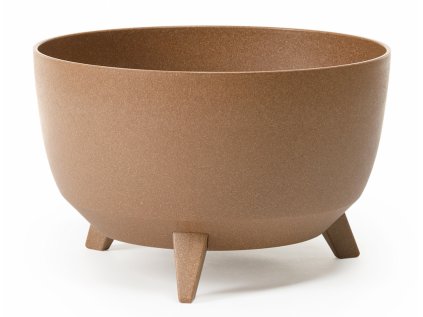 Žardinka ROMA ECO WOOD 4v1 plastová + 3 ks nožiček d24x15cm