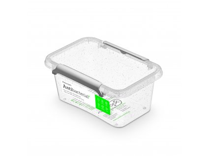 antibakter.box 0,50 l 15x9,5x6,5cm,transp.plast