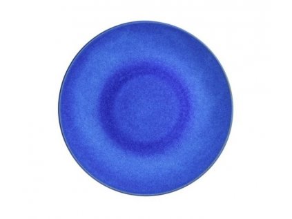 talíř d27,0cm mělký, OSSIA-tm.modrý, keramika