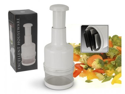drtič zeleniny-nožový bílý, NR/plast