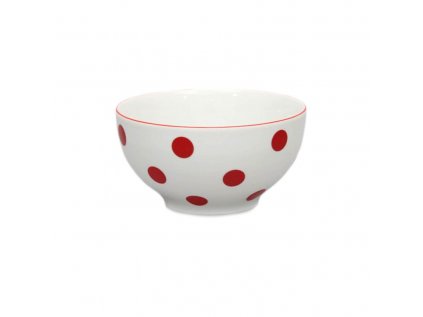 miska d14,5cm polév.červ.puntík-1.jak.THUN,porcelán