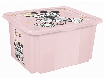 box 30,0 l MICKEY, sev.růž., 45x35x27cm, plast