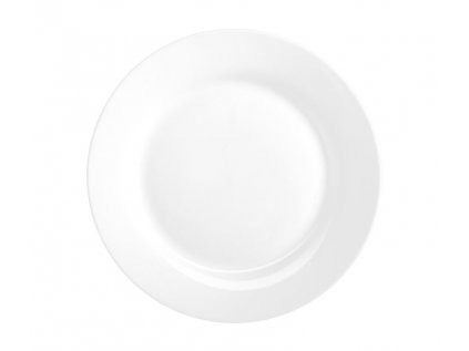 talíř d27,0cm mělký, masový, JANE, 2.jakost, bílý klasic., porcelán