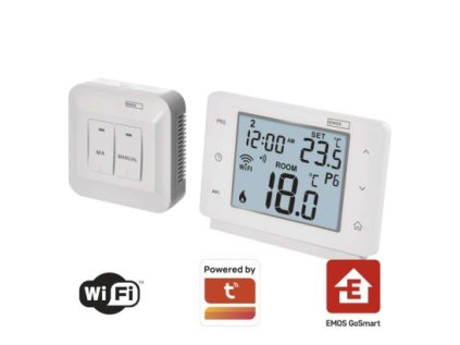 Pokojový programovatelný bezdrátový WiFi GoSmart termostat P56211