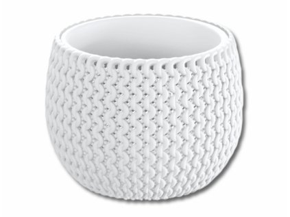 Obal na květník SPLOFY BOWL 2v1 plastový matný d24x16cm