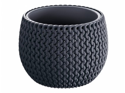 Obal na květník SPLOFY BOWL 2v1 plastový matný d29x19cm