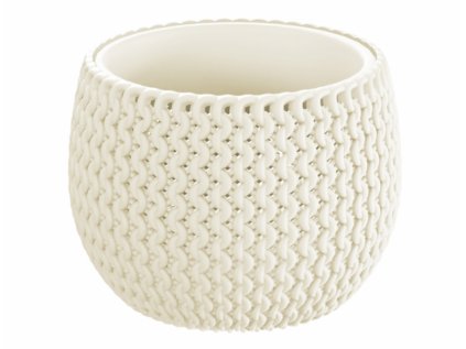 Obal na květník SPLOFY BOWL 2v1 plastový matný d48x30cm