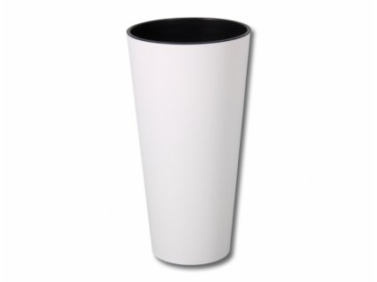 Obal na květník TUBUS SLIM plastový matný d25x48cm
