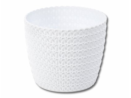 Obal na květník MAGNOLIA JERSEY plastový d14x12cm