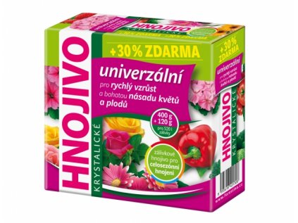 Hnojivo FORESTINA STANDARD krystalické univerzální 400g+120g