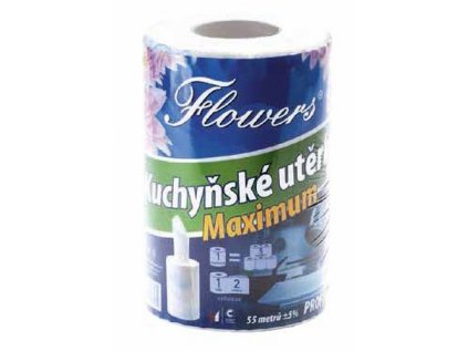 utěrky kuch.2vr., 55m, Flowers MAXIMUM PROFI