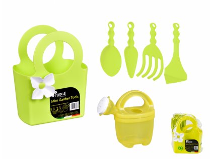 Set zahradnický MINI GARDEN taška + konvička + ruční nářadí