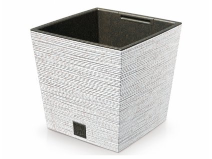 Obal na květník FURU SQUARE LOW ECO WOOD 2v1 30x30x29cm