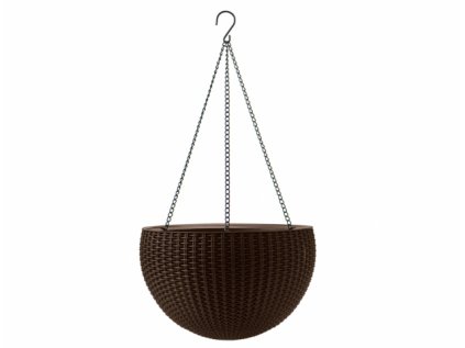 Obal na květník SPHERE PLANTER závěsný plastový d35x22cm