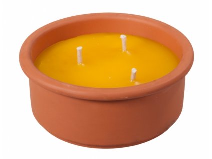 Svíčka proti hmyzu CITRONELLA miska 800g d18x8cm