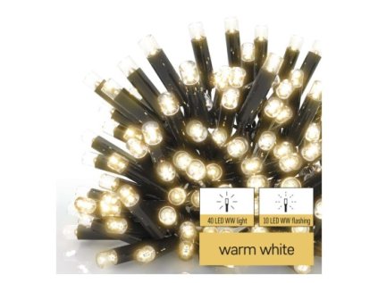 Profi LED spojovací řetěz problikávající – rampouchy, 3 m, venkovní, teplá bílá