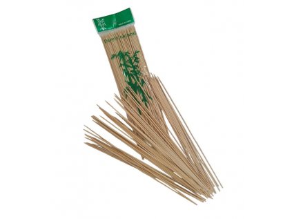 špejle 30cm, 100ks, hrocené, balené, bambus