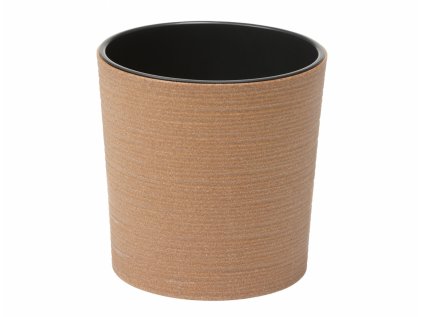 Obal na květník MALWA PROUTÍ ECO WOOD plastový d19x19cm