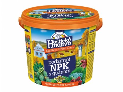 Hnojivo HOŠTICKÉ NPK podzimní s guánem 4,5kg