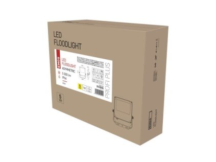 LED reflektor ASIMO asymmetric 50W, černý, neutrální bílá