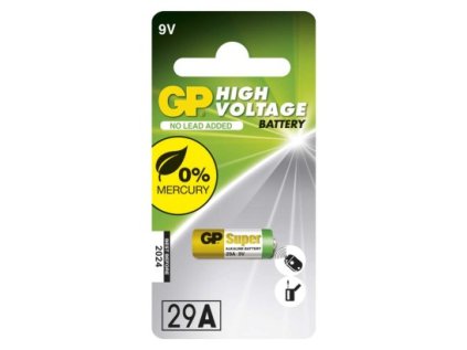 Alkalická speciální baterie GP 29AF (A32, L822) 9 V