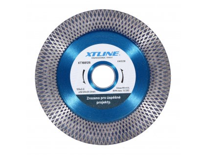 XTLINE Kotouč diamantový turbo (řezný/brusný) | 115x2,0x10/20x22,2 mm