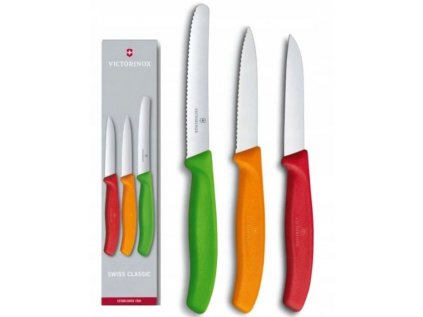 sada nožů 3ks VICTORINOX mix barev