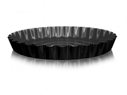 forma koláč d28x3,5cm CUISINO černá nepř.pov.