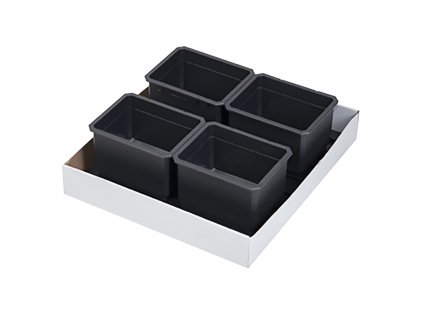 QBRICK Sada organizérů 145x115x100 mm pro PROFI Qbrick 5 dílů